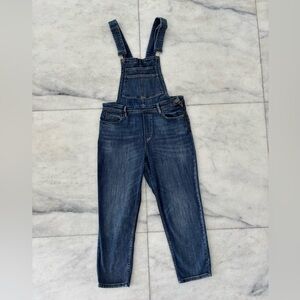 Blank NYC Denim Overalls Dungarees Crop Medium Wash Womens 29 Farm Cottagecore